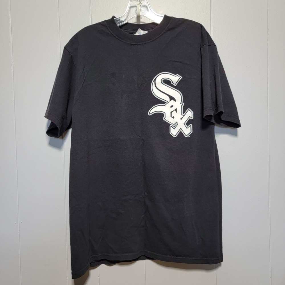 Majestic Chicago White Sox Scott Podsednik 22 Black T-Shirt Mens Large 1130